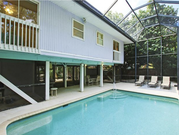 Captiva Home With Private Pool Three Bedroom Sleeps 8